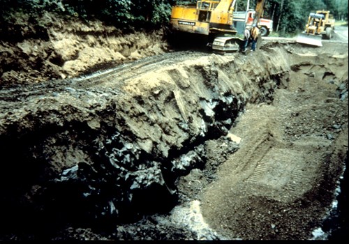 Road construction on Permafrost
